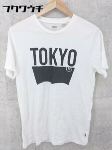 ◇ Levi's リーバイス 半袖 プリント Tシャツ カットソー サイズS オフホワイト メンズ