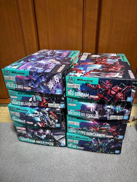 ジークアクス まとめ売り 8点 ガンダム 未組立 ガンプラセット HG
