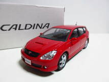 1/24 トヨタ カルディナ CALDINA カラーサンプル 非売品 ミニカー　スーパーレッドⅤ_画像1