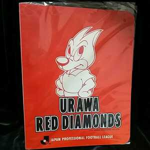 【レトロポップ】⑥Jリーグ◎バインダーノート《浦和レッドダイヤモンズ★URAWA RED DIAMONS》1992.SHOWA NOTE【当時物★未使用品】