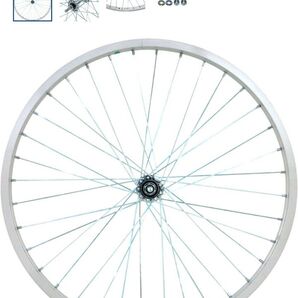 アサヒサイクル XFSP2 アルミリム 前輪 ナットハブ 22X1.50 軸長145mm タイヤ ホイールセット 自転車