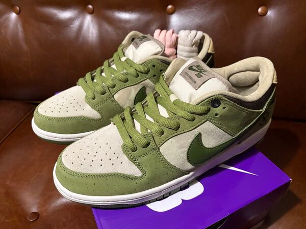 NIKE SB DUNK LOW PRO 堀米雄斗 抹茶 US10.5 28.5cm ダンクアーマー装着 黒タグ 未使用品 お買得