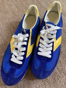 BROOKS Brooks производства коробка нет неиспользуемый товар спортивные туфли 25.0cm синий / желтый 