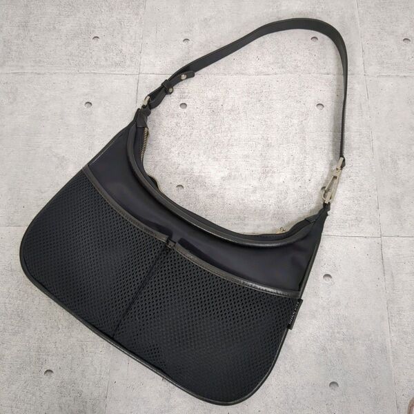 00s y2k archive one shoulderbag halfmoon ショルダーバッグ レザー ワンショルダー 黒