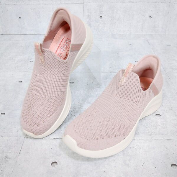 未使用 SKECHERS Slip-ins スケッチャーズ スリップインズ ラメ スニーカー シューズ スリッポン 軽量スニーカー