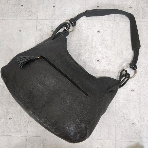 00s y2k archive oneshoulder bag halfmoon レザー ハンドバッグ ショルダーバッグ ブラック