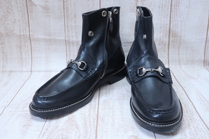 5-891/footthecoacherBONEBIT side Zip boots foot The Coach .-