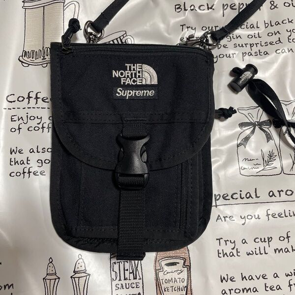 THE NORTH FACE Supreme ショルダーバッグ ブラック