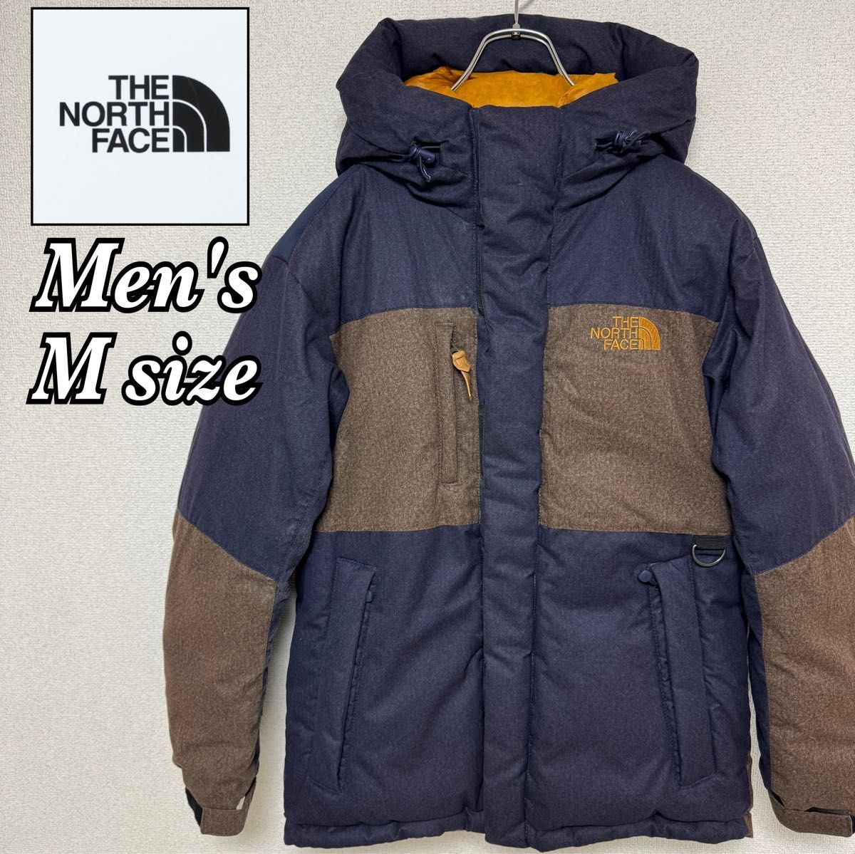 THE NORTH FACE ノースフェイス ホワイトレーベル ダウンジャケット 韓国限定 ネイビー メンズ Mサイズ