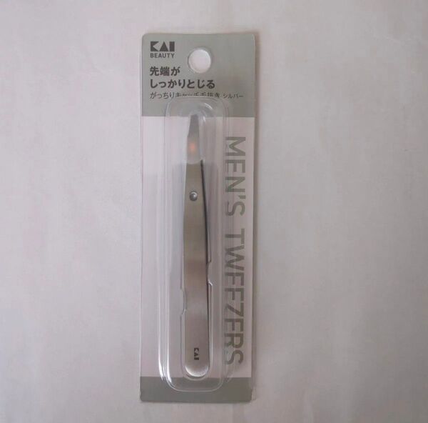 KAI 貝印 MEN'S TWEEZERS 毛抜き メンズ 未使用