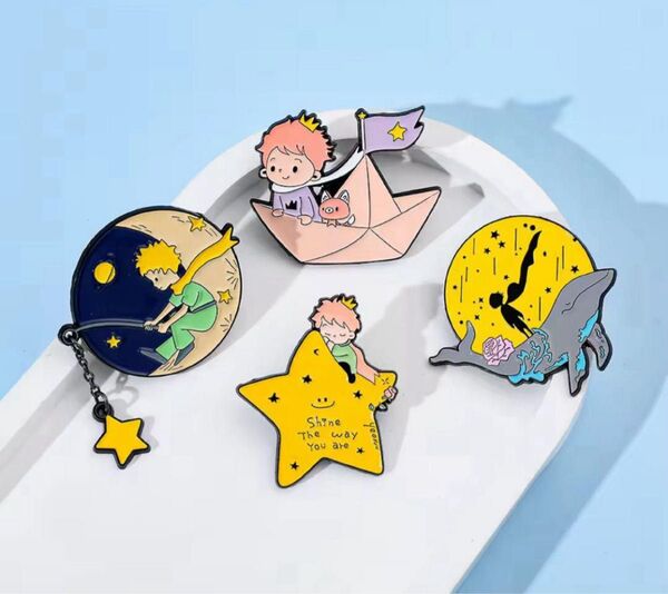 星の王子さま ピンバッジ ピンズ バラ売り 1個