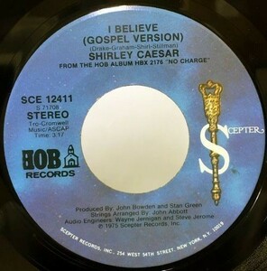 SHIRLEY CAESAR/I BELIEVE シングルレコード