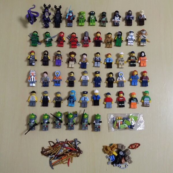 112【ジャンク】 レゴ ミニフィグ LEGO 人形 ニンジャゴー ニンジャ ゴー 忍者 等