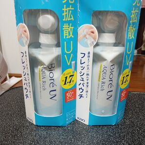 ビオレUV アクアリッチ フレッシュパウチ 2個セット