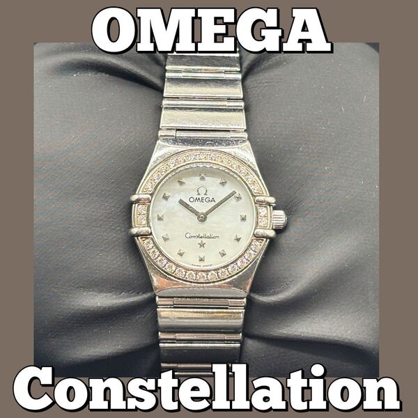 オメガ OMEGA 腕時計 レディース コンステレーション ダイヤベゼル マイ