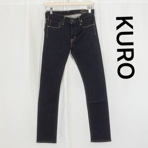☆新品タグ付き☆ KURO クロ 濃紺デニムパンツ DIAMANTE ONE WASH