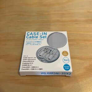 CASE-IN マルチケーブルセット 7in1 USB Type-C Lightning SIMピン