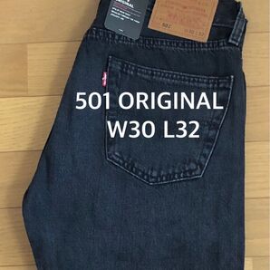 Levi's 501 ORIGINAL BLACK CRASH COURSES W30 L32