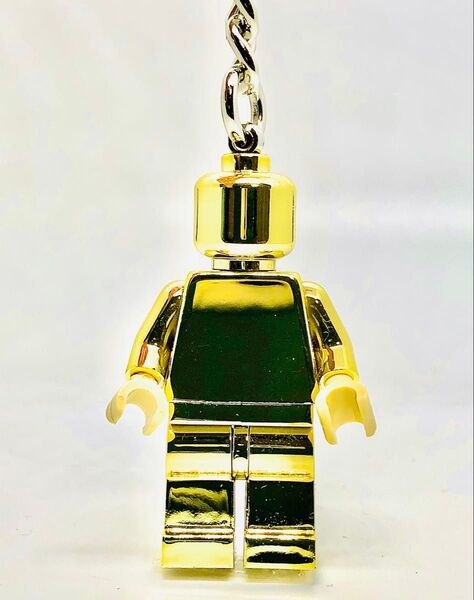 レゴ LEGO ミニフィグ キーホルダー ゴールド 新品