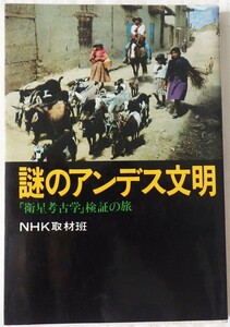  謎のアンデス文明　「衛星考古学」検証の旅　　NHK取材班　　　日本放送出版会