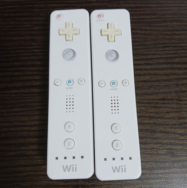 【動作確認済】Wiiリモコン 任天堂 Wii ホワイト シロ 白 2個セット