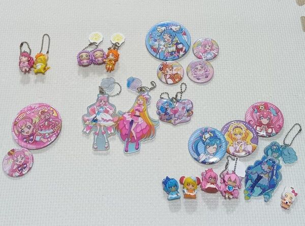 プリキュアグッズ キーホルダーや缶バッジ まとめ