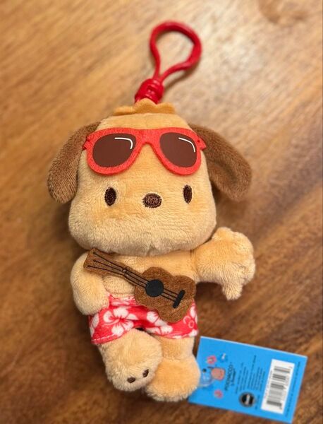 ハワイ限定 ポチャッコ キーホルダー ぬいぐるみ ABCストア 日焼けポチャッコ