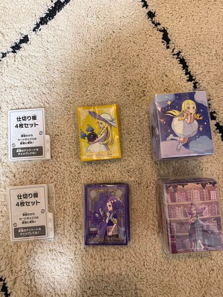 リーリエ アセロラ デッキシールド&デッキケーススリーブ ポケモンカードゲームメガブレイブ ポケモンセンターセット限定