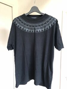 ④ナノユニバース 半袖Tシャツ 黒系L