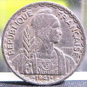 フランス領 インドシナ 20サンチーム 1941年 硬貨 古銭 まとめ 仏領 20セント