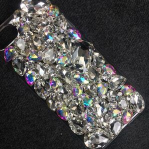 キラキラ ガラスビジュー オーダーメイドandroid スマホケース スマホケース