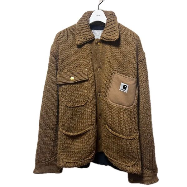 Sacai Carhartt WIP Knit Jacket Michigan カーハート WIP x サカイ ニット ジャケット