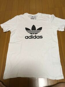アディダス ADIDAS オリジナル original シンプル 半袖Tシャツ ホワイト 白 M