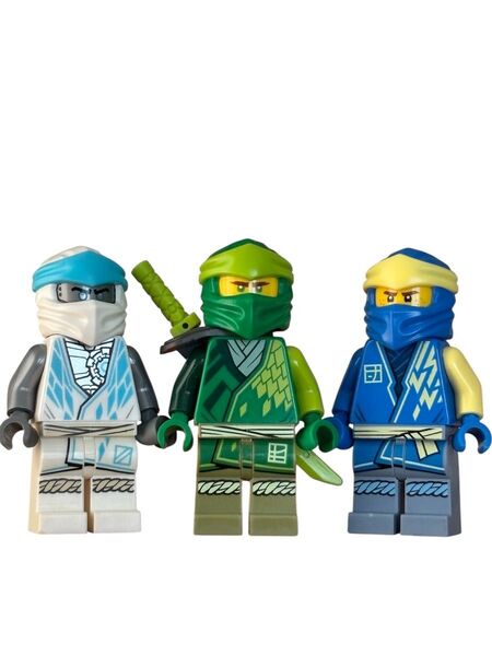 レゴ LEGO ミニフィグ ニンジャゴー ゼン ロイド ジェイ 3体+アイテム付