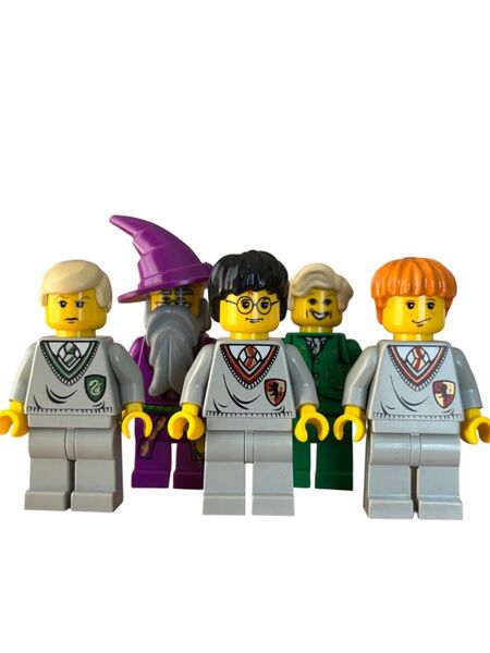 レゴ LEGO ミニフィグ ハリーポッター ロン マルフォイ ダンブルドア ロックハート 5体セット