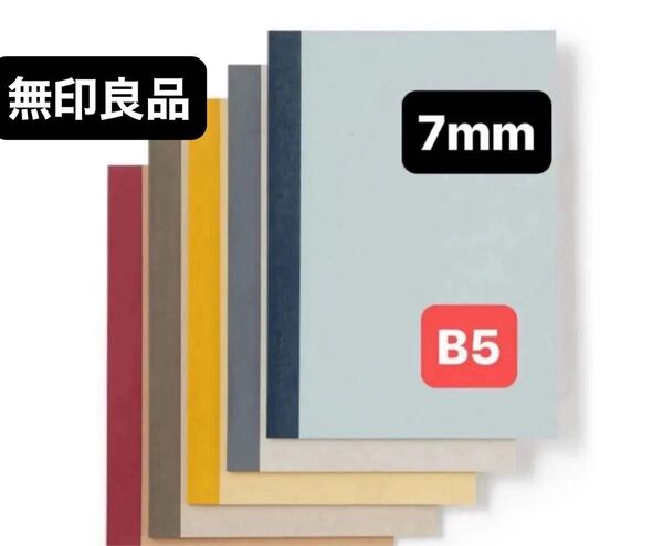 植林木ペーパー裏うつりしにくいカラー表紙ノートB5・36枚・7mm横罫・5冊組