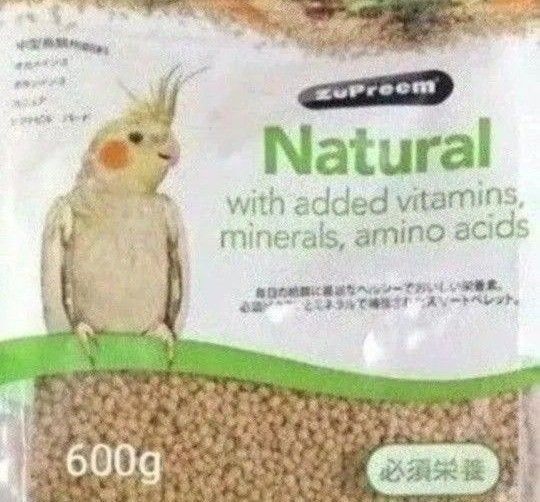 ズプリーム ナチュラルМ オカメインコ 600g