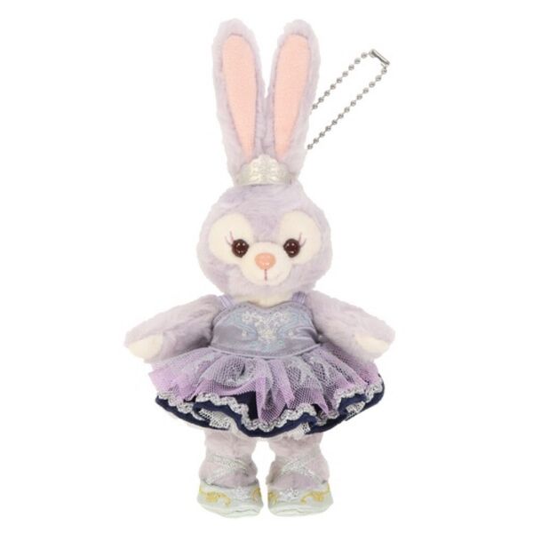 TDS ダッフィー&フレンズ ダンシングスノーフレークス ステラルー ぬいぐるみバッジ タグ付き新品