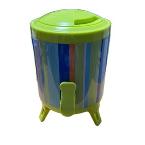 ウォーターサーバー ストライプ柄 カラフル キャンプ 大人数 パーティー 夏休み