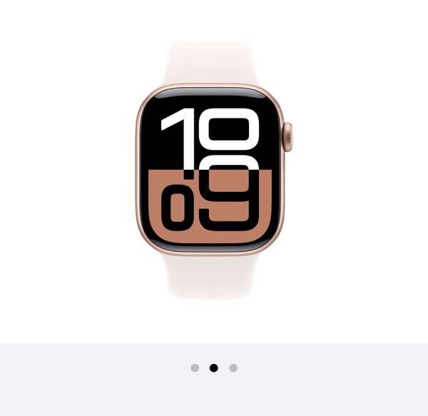 ◆新品未開封 Apple watch Series10 GPS 42mm ローズゴールド ライトブラッシュ 国内正規品 送料無料