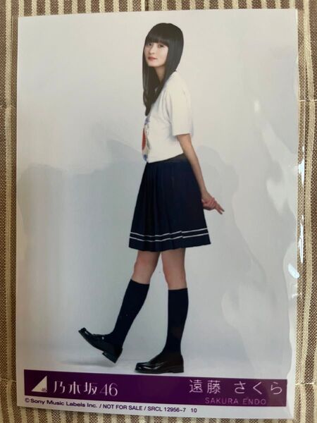 乃木坂46 遠藤さくら チートデイ 生写真
