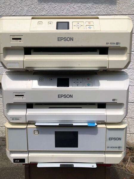 ジャンク エプソン 3台 EP-806AW EP-707A EP-706A EPSON EP プリンター