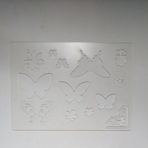 ●⑧ステンシル 蝶 モチーフ フェリシモ