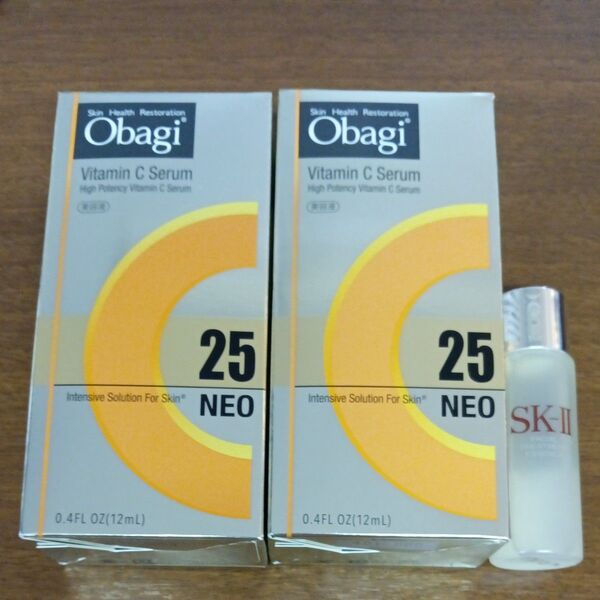 obagi オバジC25 セラムネオ 美容液 12ml 2点セット オマケ付き、SK-2、化粧水
