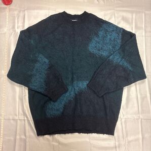 WYM ZOZOTOWN ニット 長袖 ブラック ブルー ネイビー