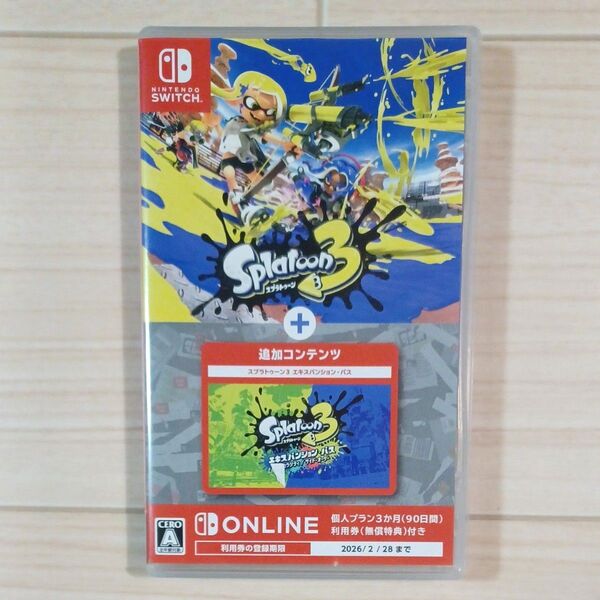 【Switch】 スプラトゥーン3+エキスパンションパス