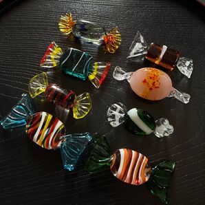 箸置き 箸置 はしおき ガラス箸置き 硝子箸置き キャンディ あめ 飴 34