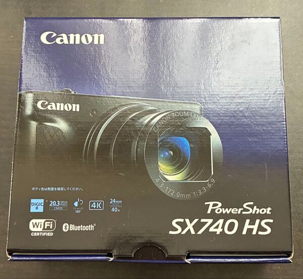 新品未開封 CANON PowerShot SX740 HS ブラック PSSX740HS(BK)新品 ixy パワーショット
