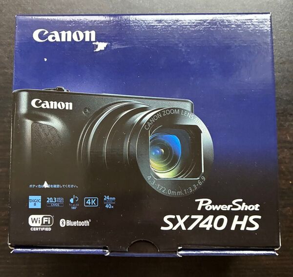 新品未開封 CANON PowerShot SX740 HS ブラック PSSX740HS(BK)新品 ixy パワーショット