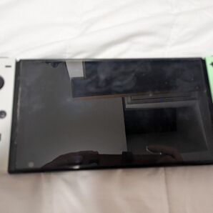 Nintendo Switch 有機EL本体 ホワイト&グリーン ジョイコン Joy-Con セット まとめ売り(動作品)